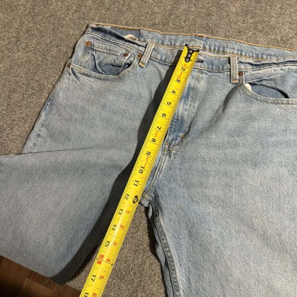Vtg Levis 512 Denim Jeans Mens 36x34 Blue Straight 5 Pocket Made Mexico Y2K